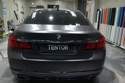 동탄랩핑 / BMW 740D 3M1080 사틴다크그레이 전체랩핑 / 평택시 칠괴동