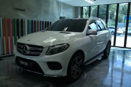 벤츠랩핑 GLE 350d 3M1080 사틴다크그레이 전체랩핑시공 / 평택시 칠괴동
