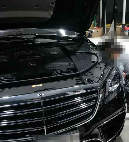벤츠 AMG S63 라이트필름 및 부분랩핑 / 평택랩핑 안성랩핑 오산랩핑 당진랩핑 아산랩핑 천안랩핑 공도랩핑 평택라이트필름 / 평택시 칠괴동