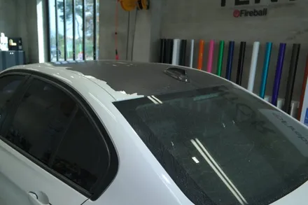 천안랩핑 아산랩핑 / BMW 320D 루프스킨 재거 및 재시공! / 평택시 칠괴동