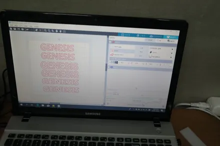G80 사이드 스커트 데칼 (M데칼)랩핑 레터링까지 완벽하게 컷팅시공!! / 평택시 칠괴동