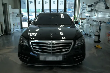 안성랩핑 벤츠 S450 전체랩핑 시공 / 평택 삼남로