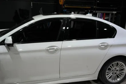 천안랩핑 평택랩핑 / BMW 520D 크롬가리기(크롬죽이기) 시공 / 평택시 칠괴동