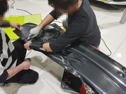 카마로 FRP스포일러 리얼카본랩핑 / 평택랩핑 안성랩핑 오산랩핑 아산랩핑 천안랩핑 당진랩핑 공도랩핑 / 평택시 칠괴동