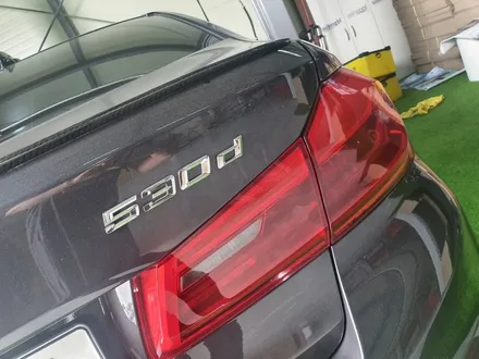 BMW 530D 투명언더코팅 . 쓰리원샷 투명랩핑 언더코팅 / 부산 강서, 김해, 창원