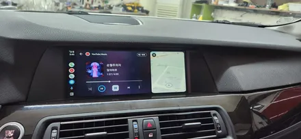 BMW 5시리즈 카플레이 , 하만카돈 스피커 풀 교체 / 부산 강서, 김해, 창원