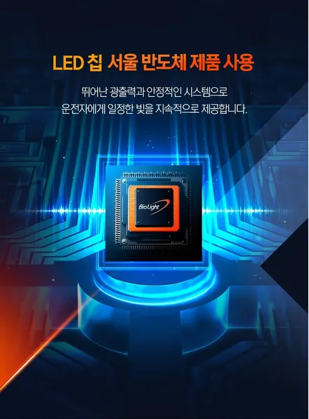 투싼 LED전조등 (360도 발광제품 바이오라이트)국토부인증 / 부산 강서, 김해, 창원