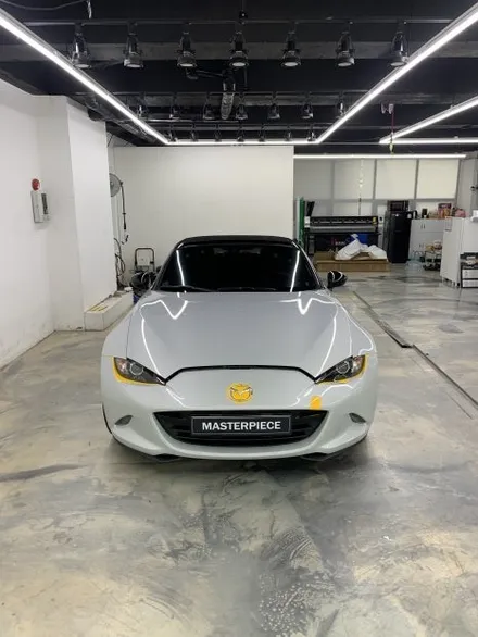 마쯔다 MX-5 고광택 썬플라워 옐로우 전체 랩핑 + 실내 랩핑 시공 (고양시 덕양구 삼송 원흥 일산) / 고양시 덕양구 삼송동