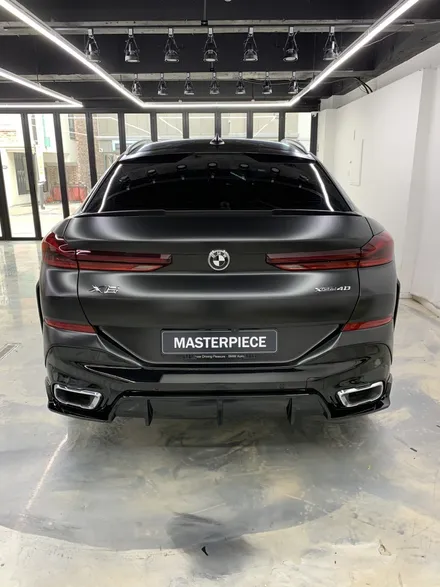 [MASTERPIECE] BMW X6 에이버리 사틴(반무광) 블랙 전체 랩핑 + 3M 2080 유광 블랙 크롬 죽이기 + 바디킷 장착 시공 (고양시 덕양구 삼송 원흥 일산) / 고양,일산,김포,파주