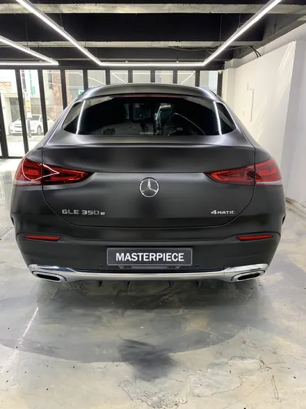 [MASTERPIECE] 벤츠 GLE 350e 쿠페 에이버리 사틴 (반무광) 블랙 전체 랩핑 시공 (고양시 덕양구 삼송 원흥 일산) / 고양,일산,김포,파주