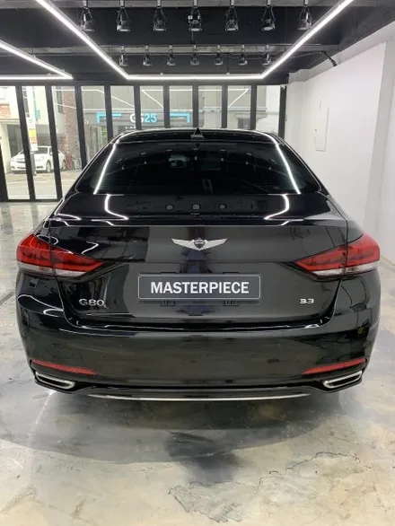[MASTERPIECE] 제네시스 G80 에이버리 사틴 (반무광) 블랙 전체 랩핑 시공 (고양시 덕양구 삼송 원흥 일산) / 고양,일산,김포,파주