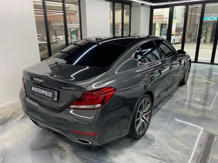 [MASTERPIECE] 제네시스 G70 페인트가루제거 + 광택 + 블락포디 스카이블루 썬팅 + 클리프디자인 부분 PPF 시공 (고양시 덕양구 삼송 원흥 일산 ) / 고양,일산,김포,파주