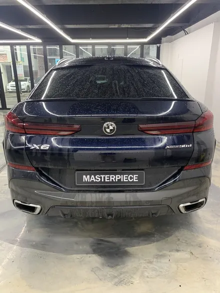 [MASTERPIECE] BMW X6 에이버리 사틴(반무광) 실버 메탈릭 전체 랩핑+3M 2080 유광블랙 포인트+크롬죽이기+그릴,휠캡 교체 시공 (고양시 덕양구 삼송 원흥 일산) / 고양,일산,김포,파주