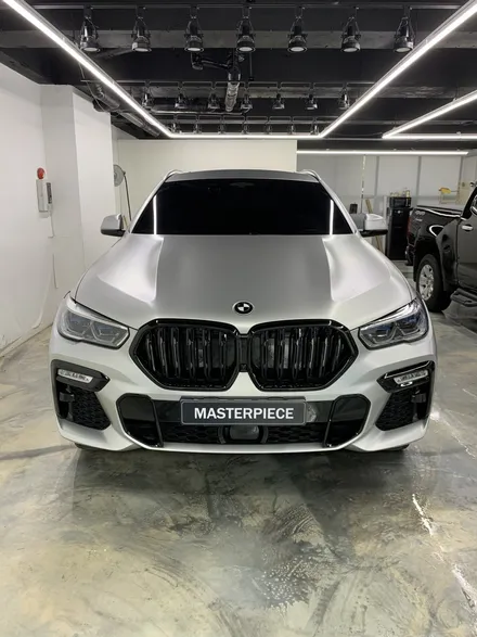 [MASTERPIECE] BMW X6 에이버리 사틴(반무광) 블랙 전체 랩핑 + 3M 2080 유광 블랙 크롬 죽이기 + 바디킷 장착 시공 (고양시 덕양구 삼송 원흥 일산) / 고양,일산,김포,파주