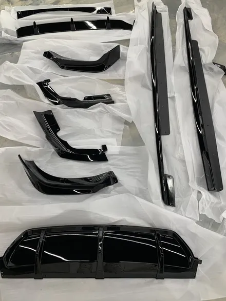 [MASTERPIECE] BMW X6 에이버리 사틴(반무광) 블랙 전체 랩핑 + 3M 2080 유광 블랙 크롬 죽이기 + 바디킷 장착 시공 (고양시 덕양구 삼송 원흥 일산) / 고양,일산,김포,파주
