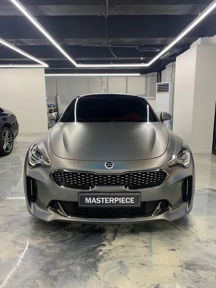 [MASTERPIECE] 기아 스팅어 3M 사틴 플립 사이키델릭 부분 랩핑 시공 / 고양,일산,김포,파주