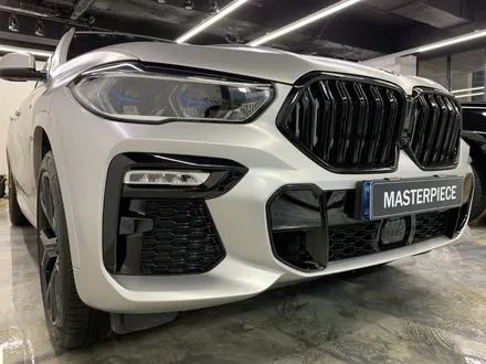 [MASTERPIECE] BMW X6 에이버리 사틴(반무광) 블랙 전체 랩핑 + 3M 2080 유광 블랙 크롬 죽이기 + 바디킷 장착 시공 (고양시 덕양구 삼송 원흥 일산) / 고양,일산,김포,파주