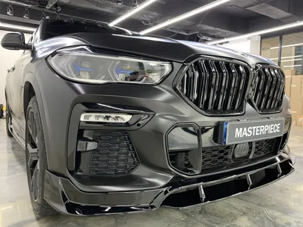 [MASTERPIECE] BMW X6 에이버리 사틴(반무광) 블랙 전체 랩핑 + 3M 2080 유광 블랙 크롬 죽이기 + 바디킷 장착 시공 (고양시 덕양구 삼송 원흥 일산) / 고양,일산,김포,파주