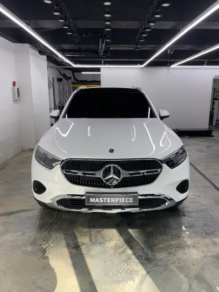 벤츠 GLC 220d 오벨 포르쉐 그레이 전체 랩핑 + 3M 2080 유광 블랙 크롬죽이기 / 크롬딜리트 / 블랙팩 랩핑 시공 (고양시 덕양구 삼송 원흥 일산) / 고양시 덕양구 삼송동