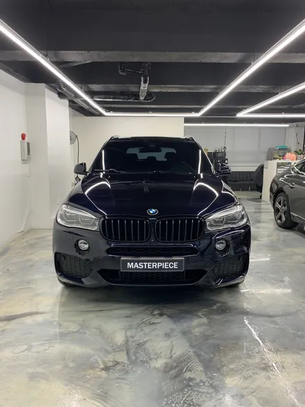 [MASTERPIECE] BMW X5 에이버리 사틴 (반무광) 블랙 전체 랩핑 +  레드 나파 가죽 시트 교체 시공 (고양시 덕양구 삼송 원흥 일산) / 고양,일산,김포,파주