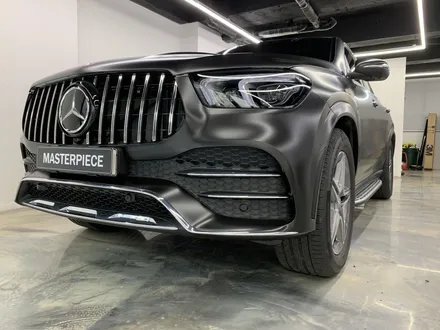 [MASTERPIECE] 벤츠 GLE 350e 쿠페 에이버리 사틴 (반무광) 블랙 전체 랩핑 시공 (고양시 덕양구 삼송 원흥 일산) / 고양,일산,김포,파주