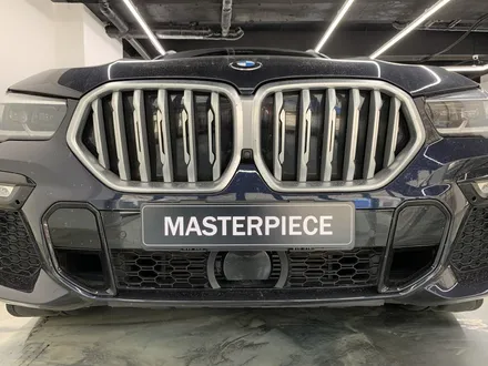 [MASTERPIECE] BMW X6 에이버리 사틴(반무광) 실버 메탈릭 전체 랩핑+3M 2080 유광블랙 포인트+크롬죽이기+그릴,휠캡 교체 시공 (고양시 덕양구 삼송 원흥 일산) / 고양,일산,김포,파주