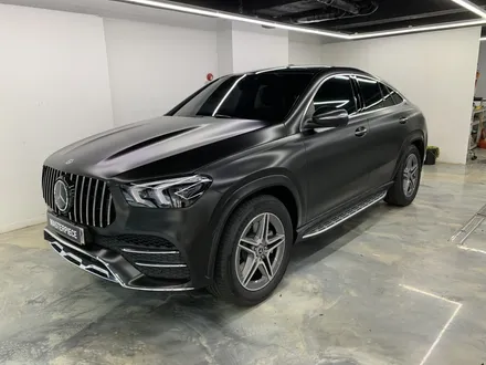 [MASTERPIECE] 벤츠 GLE 350e 쿠페 에이버리 사틴 (반무광) 블랙 전체 랩핑 시공 (고양시 덕양구 삼송 원흥 일산) / 고양,일산,김포,파주