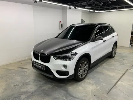 [MASTERPIECE] BMW X1 에이버리 반무광(사틴) 화이트 투톤 랩핑 시공 (고양시 덕양구 삼송 원흥 일산) / 고양,일산,김포,파주