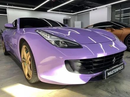 페라리 GTC4 루쏘 브라바도 마카롱 라벤더 전체 랩핑 시공 (고양시 덕양구 삼송 원흥 일산) / 고양시 덕양구 삼송동