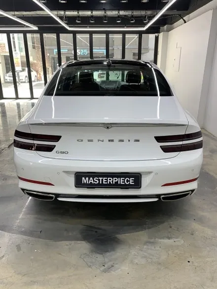 [MASTERPIECE] 제네시스 G80 블락포디 스카이 블루 전면 30%, 측/후면 10% 썬팅 시공 ( 고양시 덕양구 삼송 원흥 일산 ) / 고양,일산,김포,파주
