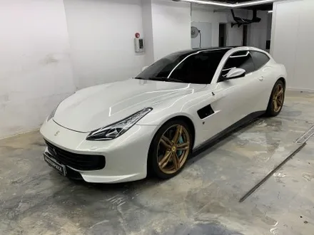 페라리 GTC4 루쏘 브라바도 마카롱 라벤더 전체 랩핑 시공 (고양시 덕양구 삼송 원흥 일산) / 고양시 덕양구 삼송동