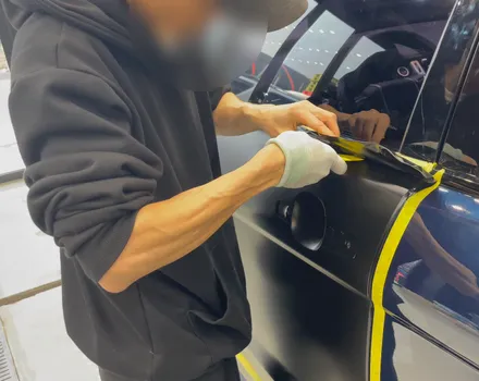 [레인지로버이보크]보험수리 도어랩핑 / 인천, 부평, 부천