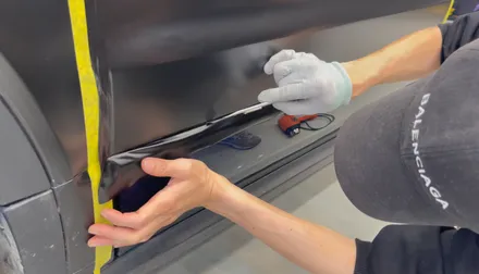 [레인지로버이보크]보험수리 도어랩핑 / 인천, 부평, 부천