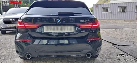 태백 BMW118d 썬팅 레인보우 재시공 i55 제품 10년 보증 열 차단 필름 시공 후기~(가성비 좋은 제품 추천!) / 태백시 화전동