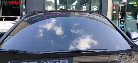 태백 BMW118d 썬팅 레인보우 재시공 i55 제품 10년 보증 열 차단 필름 시공 후기~(가성비 좋은 제품 추천!) / 태백시 화전동