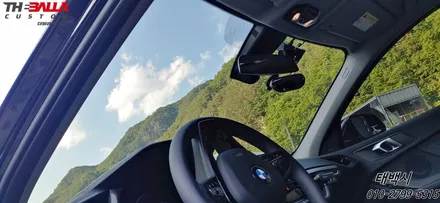 태백 BMW118d 썬팅 레인보우 재시공 i55 제품 10년 보증 열 차단 필름 시공 후기~(가성비 좋은 제품 추천!) / 태백시 화전동
