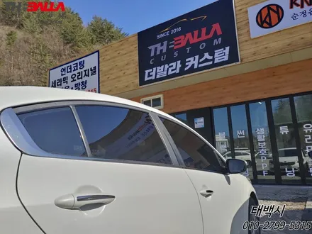 태백 K3 썬팅 재시공 레인보우 I55 제품 10년 보증 / 태백시 화전동