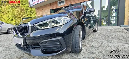 태백 BMW118d 썬팅 레인보우 재시공 i55 제품 10년 보증 열 차단 필름 시공 후기~(가성비 좋은 제품 추천!) / 태백시 화전동