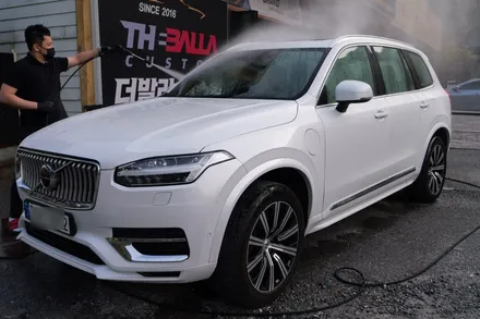태백시 볼보 XC90 썬팅 · 유리막 코팅 · 광택 시공일지 ✨ / 태백시 화전동