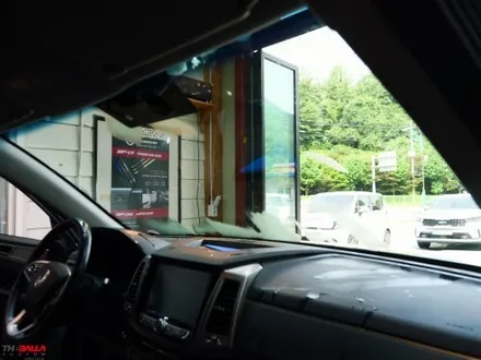 최악의 썬팅 필름 상태!? 렉스턴 스포츠 레인보우 I55 썬팅(틴팅) 재시공 - 태백 더발라커스텀 후기 / 태백시 화전동