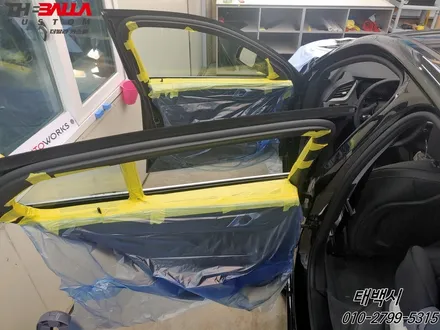 태백 BMW118d 썬팅 레인보우 재시공 i55 제품 10년 보증 열 차단 필름 시공 후기~(가성비 좋은 제품 추천!) / 태백시 화전동
