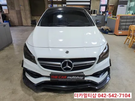 대전더카멀티샵 벤츠CLA45AMG 글라스틴트 레이니블루 반사썬팅