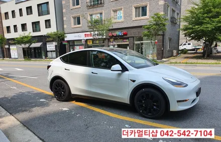 대전테슬라전문 더카멀티샵에서 모델Y신차패키지 시공하자