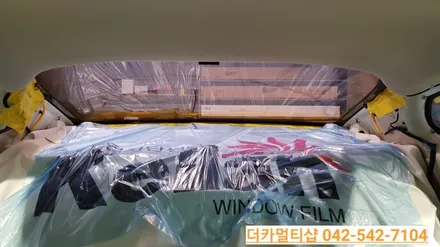 대전 더뉴K5 글라스틴트 로데 썬팅 재시공하기