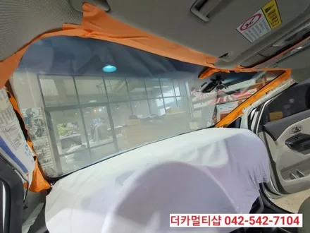 대전더카멀티샵에서 올뉴카니발 글라스틴트썬팅,블랙박스,인스타세로그릴 작업하자. 1탄!!