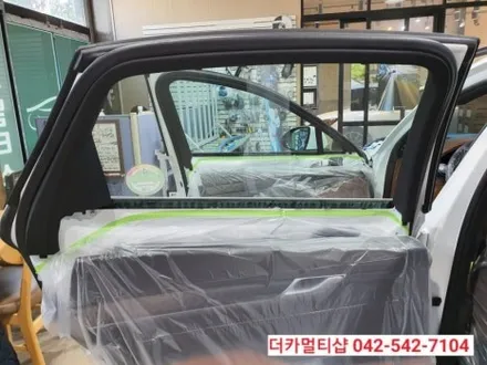 G80베르비에화이트 도안동 더카멀티샵에서 신차검수부터 패키지작업까지 한번에 하자!!