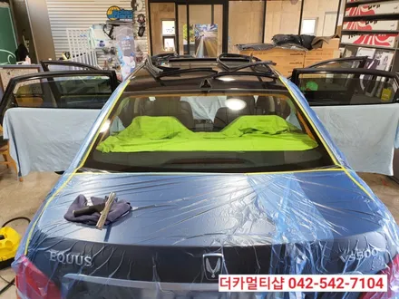 에쿠스VI VS500 썬팅재시공 세인트아모 스퍼터 반사와 아쿠아 비반사는 환상의 조합!!