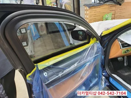 BMW740LD G11 글라스틴트 레이니블루 썬팅재시공전문 더카멀티샵