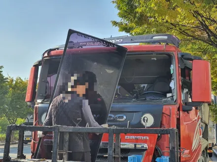 글라스틴트 바흐 블루반사 대우프리마덤프 썬팅재시공 / 대전90모터스