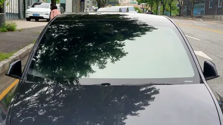 대전 테슬라 뉴모델Y 주니퍼 스텔스그레이 반사썬팅 시공/ 글라스틴트 선셋